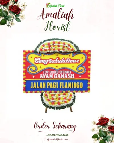 Bunga Papan Congratulation di Bengkal